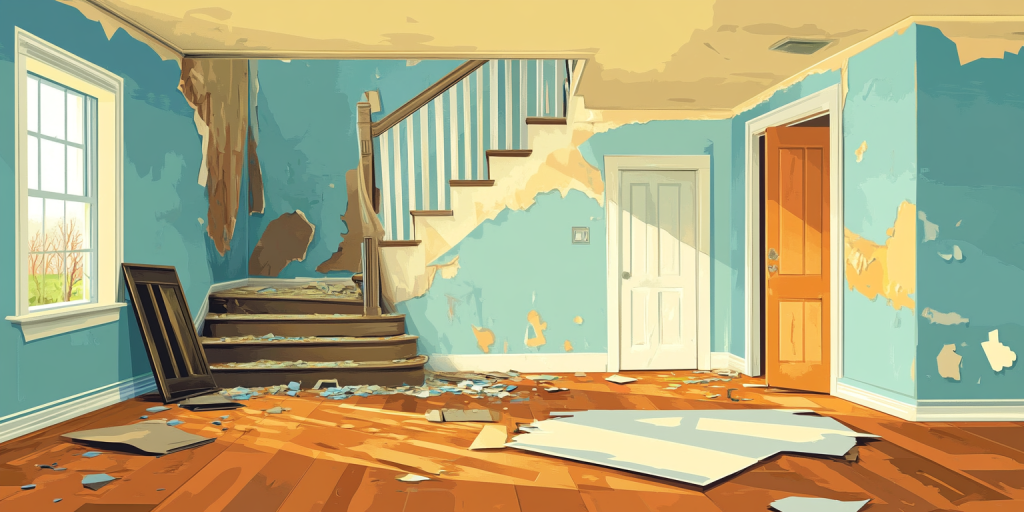 selling a damaged home