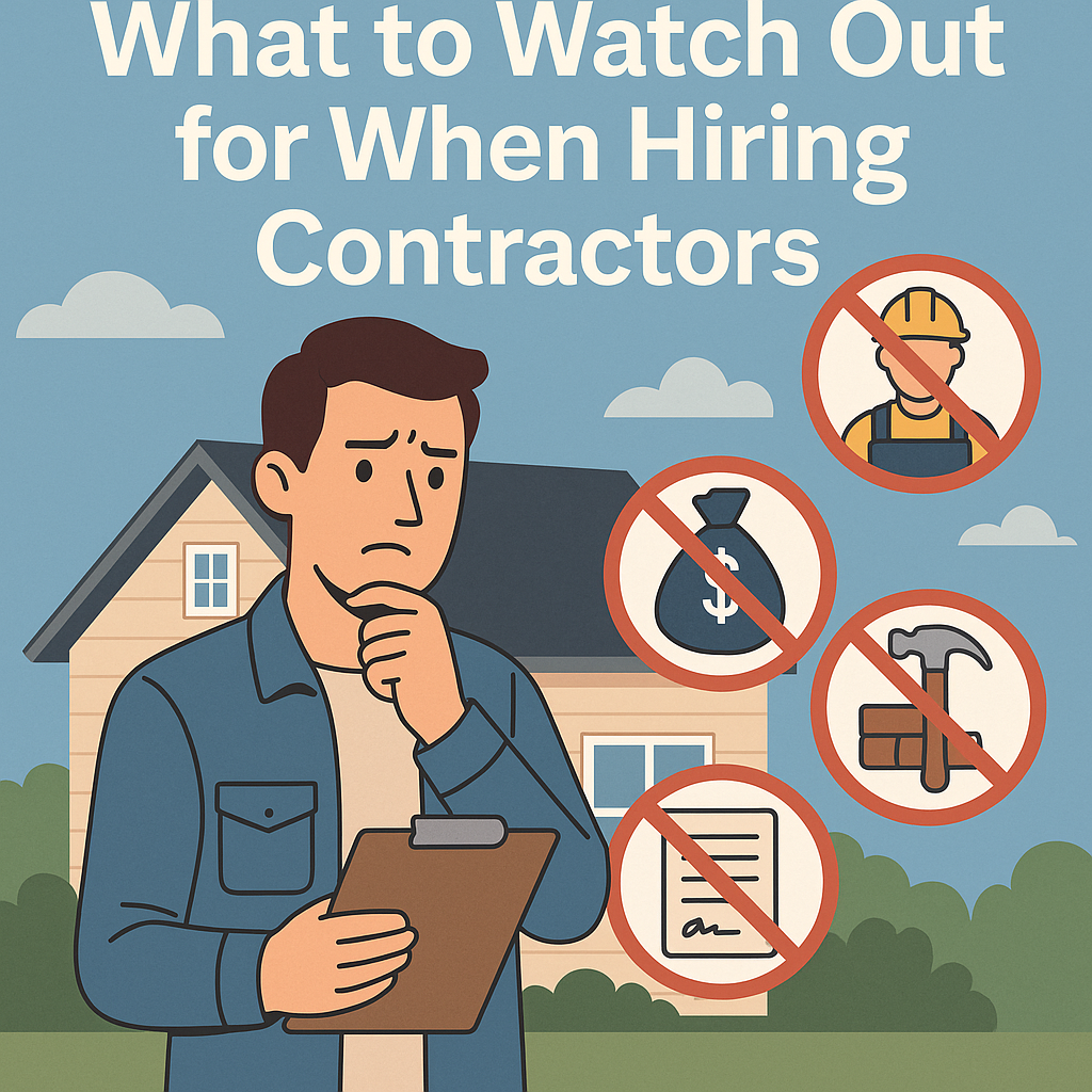What to Watch Out for When Hiring Contractors