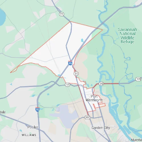 Our Service Areas in Port Wentworth